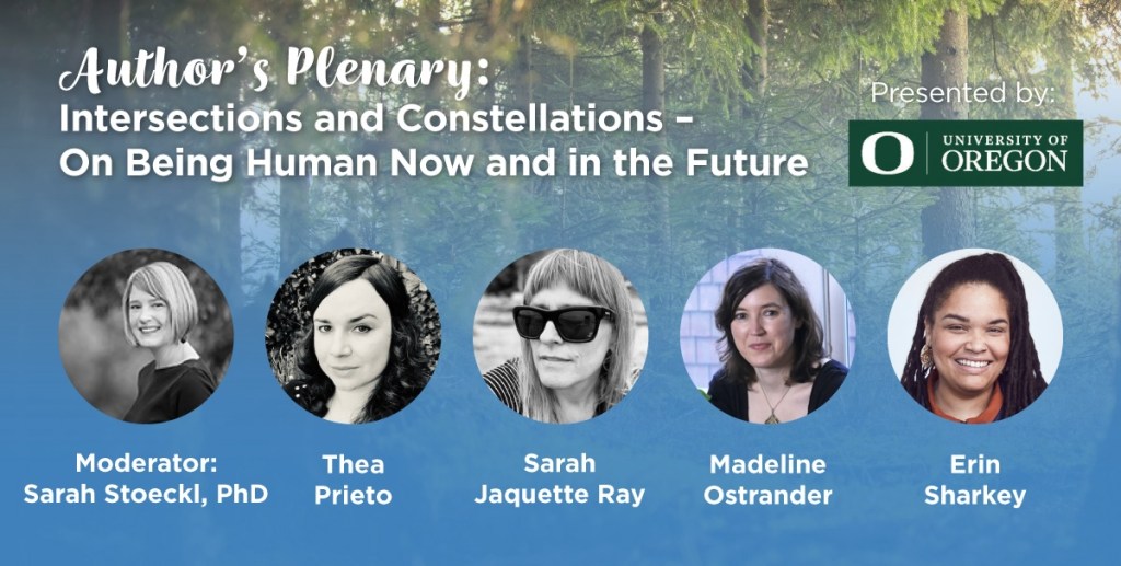 Event flyer for the Author's Plenary: Intersections and Constellations -- On Being Human Now and in the Future